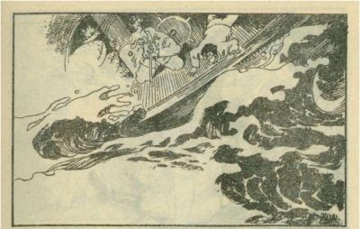 年代连环画｜广东民兵革命斗争故事｜05夜海夺粮｜时代记忆 - 图画吧TUHUABA