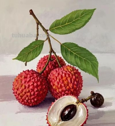 彩铅画水果 - 图画吧TUHUABA