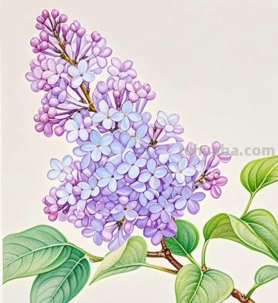 彩铅画，每一朵花都拥有了生命，在纸上绽放，展现着大自然的美丽 - 图画吧TUHUABA