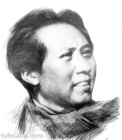 欣闻丨靳尚谊《北国风光》艺术探索分析（毛主席素描画A3） - 图画吧TUHUABA