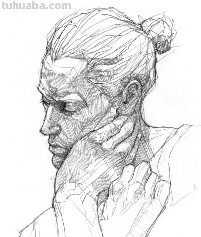 要帅不要命！他仅一支铅笔，狂粉130万，这素描超纲到“违规” - 图画吧TUHUABA