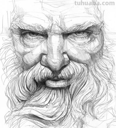 要帅不要命！他仅一支铅笔，狂粉130万，这素描超纲到“违规” - 图画吧TUHUABA