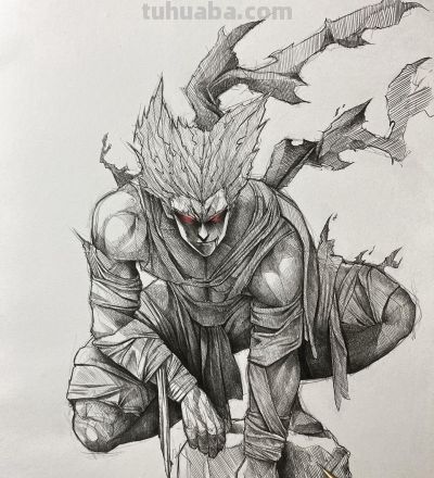 要帅不要命！他仅一支铅笔，狂粉130万，这素描超纲到“违规” - 图画吧TUHUABA