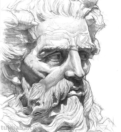 要帅不要命！他仅一支铅笔，狂粉130万，这素描超纲到“违规” - 图画吧TUHUABA