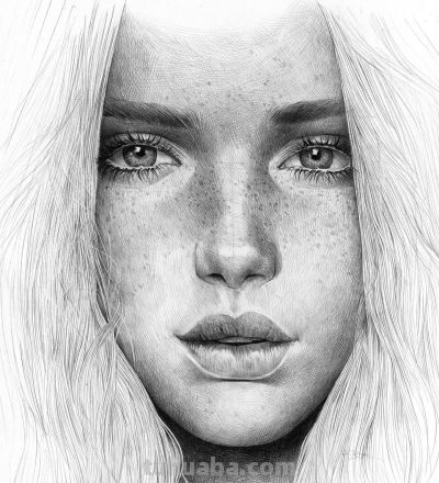 要帅不要命！他仅一支铅笔，狂粉130万，这素描超纲到“违规” - 图画吧TUHUABA