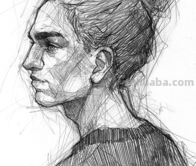 要帅不要命！他仅一支铅笔，狂粉130万，这素描超纲到“违规” - 图画吧TUHUABA