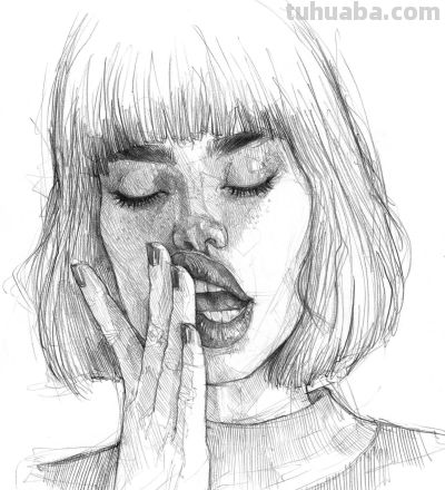 要帅不要命！他仅一支铅笔，狂粉130万，这素描超纲到“违规” - 图画吧TUHUABA