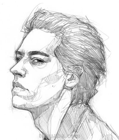 要帅不要命！他仅一支铅笔，狂粉130万，这素描超纲到“违规” - 图画吧TUHUABA