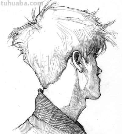 要帅不要命！他仅一支铅笔，狂粉130万，这素描超纲到“违规” - 图画吧TUHUABA