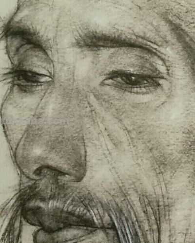 被列宾认为“俄罗斯最天才的画家”尼古拉·费欣素描高清作品80幅 - 图画吧TUHUABA