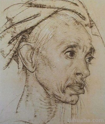 被列宾认为“俄罗斯最天才的画家”尼古拉·费欣素描高清作品80幅 - 图画吧TUHUABA