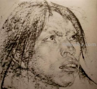 被列宾认为“俄罗斯最天才的画家”尼古拉·费欣素描高清作品80幅 - 图画吧TUHUABA