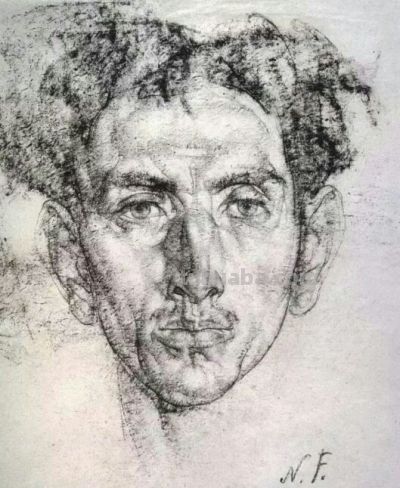 被列宾认为“俄罗斯最天才的画家”尼古拉·费欣素描高清作品80幅 - 图画吧TUHUABA