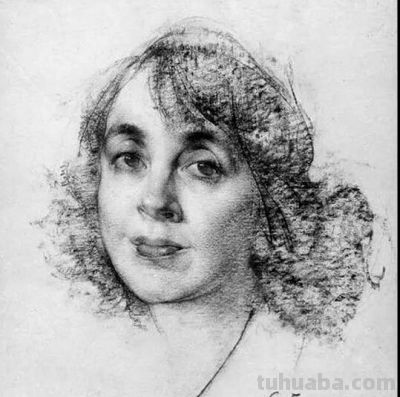 被列宾认为“俄罗斯最天才的画家”尼古拉·费欣素描高清作品80幅 - 图画吧TUHUABA