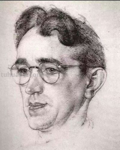 被列宾认为“俄罗斯最天才的画家”尼古拉·费欣素描高清作品80幅 - 图画吧TUHUABA