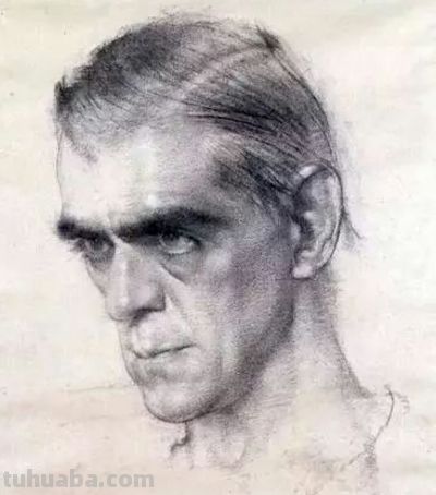 被列宾认为“俄罗斯最天才的画家”尼古拉·费欣素描高清作品80幅 - 图画吧TUHUABA