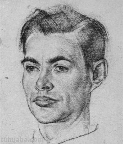 被列宾认为“俄罗斯最天才的画家”尼古拉·费欣素描高清作品80幅 - 图画吧TUHUABA