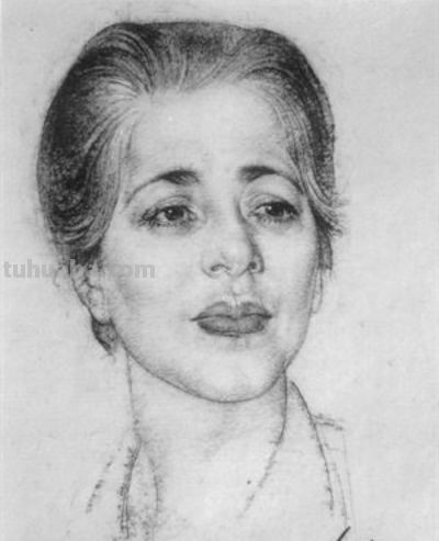 被列宾认为“俄罗斯最天才的画家”尼古拉·费欣素描高清作品80幅 - 图画吧TUHUABA