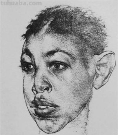 被列宾认为“俄罗斯最天才的画家”尼古拉·费欣素描高清作品80幅 - 图画吧TUHUABA