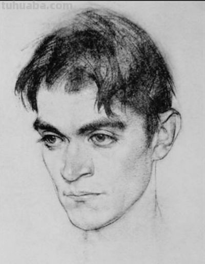 被列宾认为“俄罗斯最天才的画家”尼古拉·费欣素描高清作品80幅 - 图画吧TUHUABA