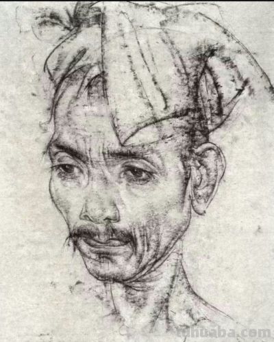 被列宾认为“俄罗斯最天才的画家”尼古拉·费欣素描高清作品80幅 - 图画吧TUHUABA