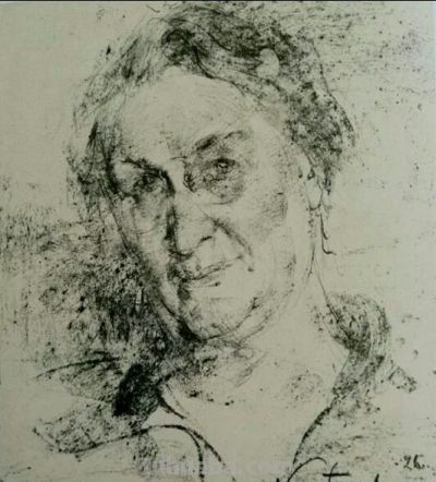 被列宾认为“俄罗斯最天才的画家”尼古拉·费欣素描高清作品80幅 - 图画吧TUHUABA