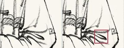 线条是速写的表现语言（三）回头线/结构点线 - 图画吧TUHUABA