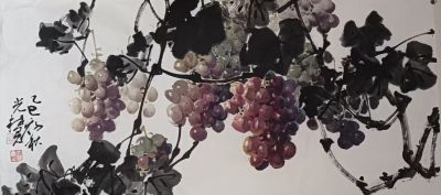 鲜光慧 || 《葡萄园中色彩鲜,生机盎然满眼舒》国画一组欣赏 - 今日头条 鲜光慧 || 《葡萄园中色彩鲜,生机盎然满眼舒》国画一组欣赏 - 图画吧TUHUABA
