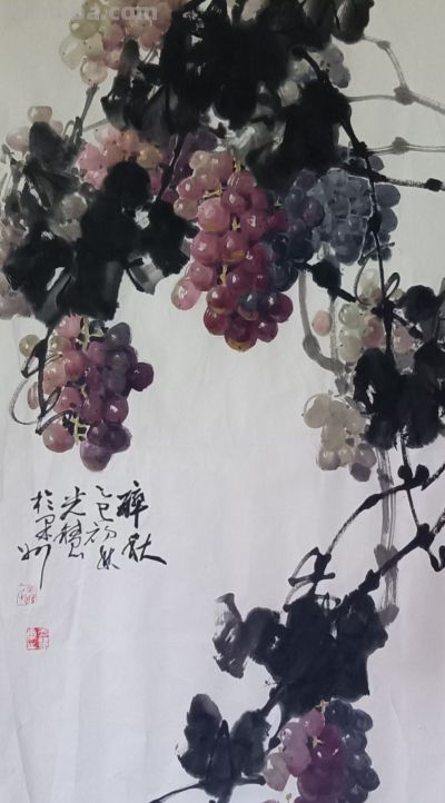 鲜光慧 || 《葡萄园中色彩鲜,生机盎然满眼舒》国画一组欣赏 - 今日头条 鲜光慧 || 《葡萄园中色彩鲜,生机盎然满眼舒》国画一组欣赏 - 图画吧TUHUABA