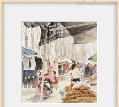 这种 AI生成的“水彩效果”图有没有必要？ - 图画吧TUHUABA