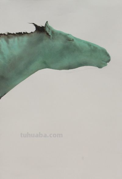 长海·“马”语 | 以水彩为媒，解草原灵驹之语 - 图画吧TUHUABA