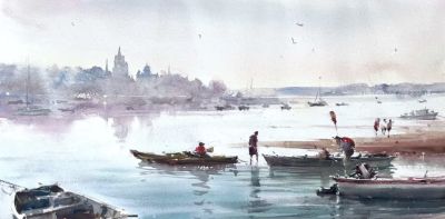 塞尔维亚水彩画家杜桑·杜卡里克作品 - 图画吧TUHUABA