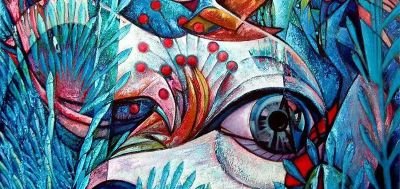 深度探究的一幅具有独创性的绘画作品——《人与自然 . 灵动》 - 图画吧TUHUABA