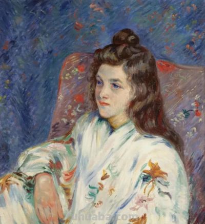 法国印象派画家阿尔芒德·基约曼人物油画作品欣赏 - 图画吧TUHUABA