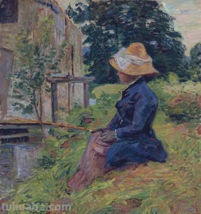 法国印象派画家阿尔芒德·基约曼人物油画作品欣赏 - 图画吧TUHUABA