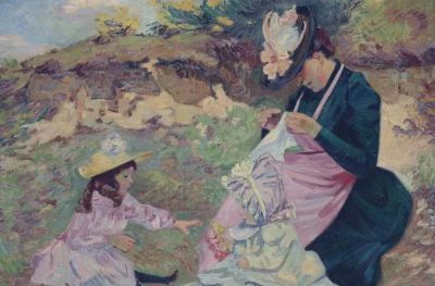 法国印象派画家阿尔芒德·基约曼人物油画作品欣赏 - 图画吧TUHUABA