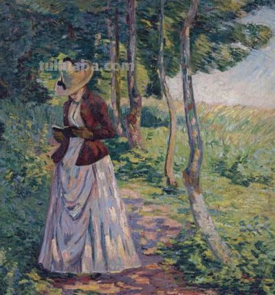 法国印象派画家阿尔芒德·基约曼人物油画作品欣赏 - 图画吧TUHUABA