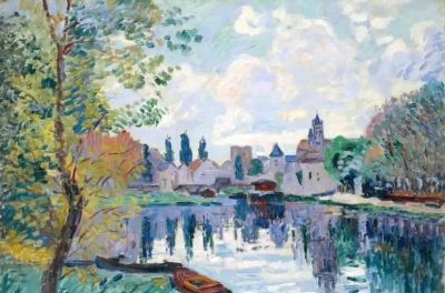 法国印象派画家阿尔芒德·基约曼人物油画作品欣赏 - 图画吧TUHUABA