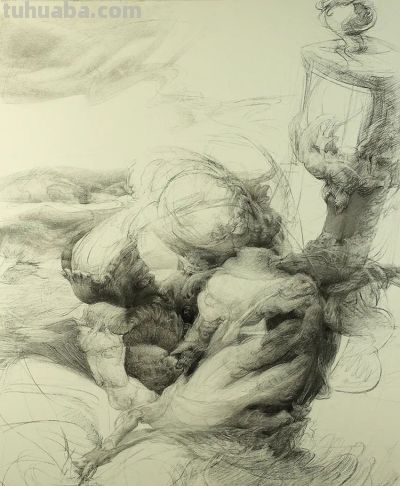国外造型大神素描作品 - 图画吧TUHUABA