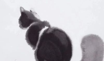 这位老外画猫，厉害！ - 图画吧TUHUABA