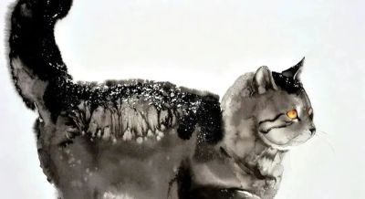 这位老外画猫，厉害！ - 图画吧TUHUABA