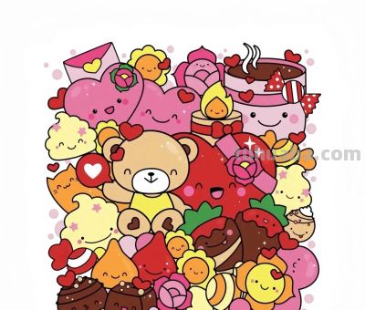 简笔画大杂烩 - 图画吧TUHUABA