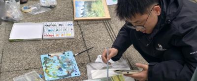 水彩赋能 美育共进！清镇市小学美术教师共赴“春日之约” - 图画吧TUHUABA