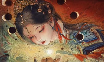 被这第一张人物插画暖到！她笑的瞬间，像把阳光揉进了画里 - 图画吧TUHUABA