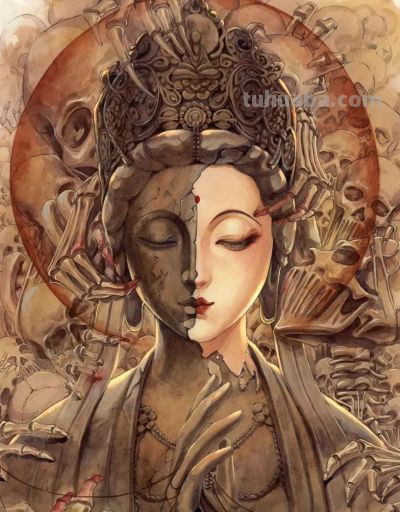 被这第一张人物插画暖到！她笑的瞬间，像把阳光揉进了画里 - 图画吧TUHUABA