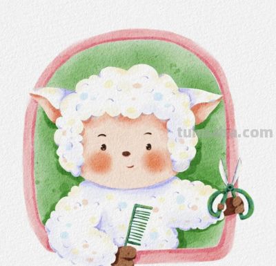 水彩小动物头像，简简单单也很可爱 - 图画吧TUHUABA