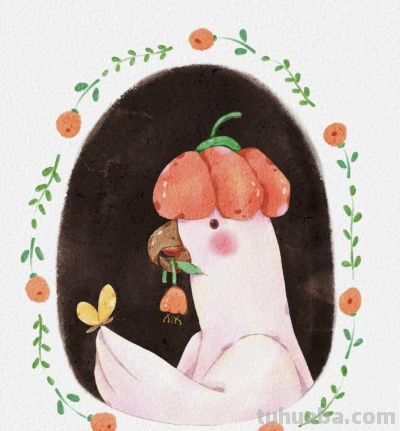 水彩小动物头像，简简单单也很可爱 - 图画吧TUHUABA