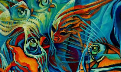 《朋友》油画作品——创作背后的故事 - 图画吧TUHUABA