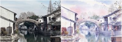 新手入门水彩画，用ai打稿，你看行不行？ - 图画吧TUHUABA