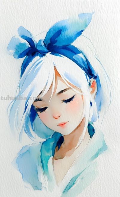 如何用水彩画动漫人物 - 图画吧TUHUABA